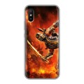 Дизайнерский силиконовый чехол для Xiaomi RedMi 9A Mortal Combat