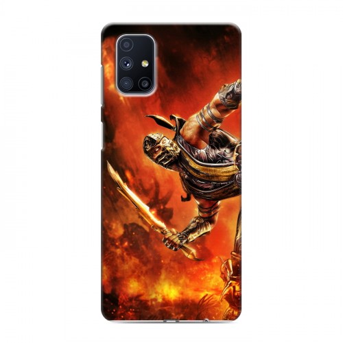 Дизайнерский пластиковый чехол для Samsung Galaxy M51 Mortal Combat