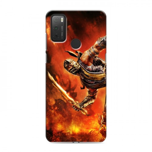 Дизайнерский силиконовый чехол для Alcatel 3L (2021) Mortal Combat