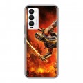 Дизайнерский силиконовый чехол для Tecno Camon 18 Mortal Combat