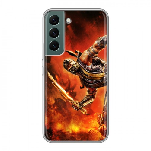 Дизайнерский силиконовый чехол для Samsung Galaxy S22 Mortal Combat