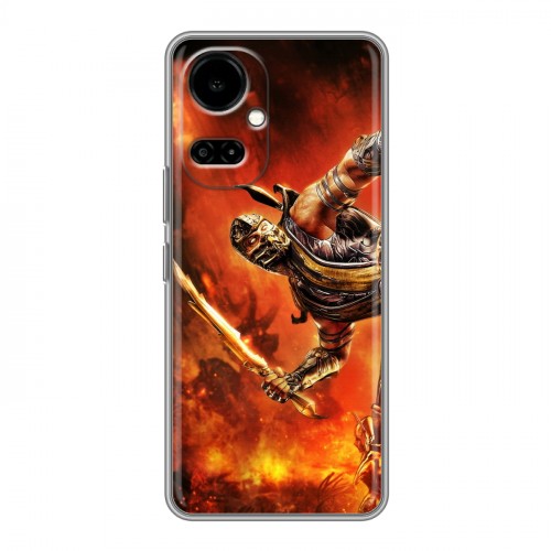 Дизайнерский силиконовый чехол для Tecno Camon 19 Mortal Combat