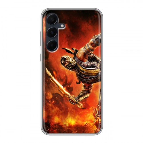 Дизайнерский силиконовый чехол для Samsung Galaxy A55 Mortal Combat