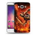 Дизайнерский пластиковый чехол для LG L60 Mortal Combat