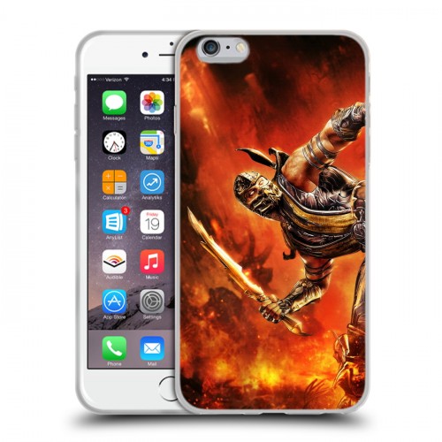 Дизайнерский силиконовый чехол для Iphone 6 Plus/6s Plus Mortal Combat