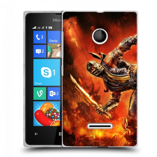 Дизайнерский пластиковый чехол для Microsoft Lumia 435 Mortal Combat