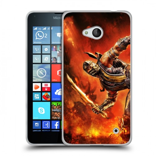 Дизайнерский пластиковый чехол для Microsoft Lumia 640 Mortal Combat