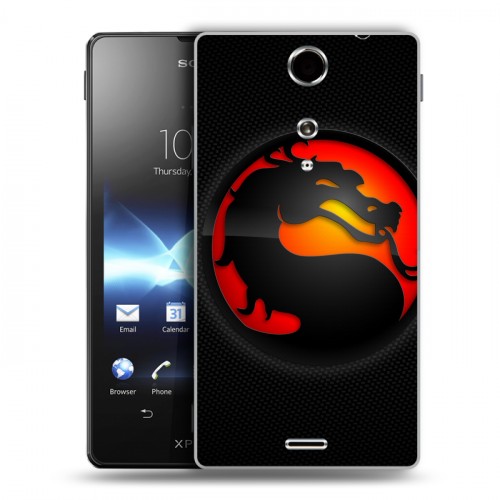 Дизайнерский пластиковый чехол для Sony Xperia TX Mortal Combat