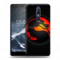 Дизайнерский пластиковый чехол для Nokia 5.1 Mortal Combat