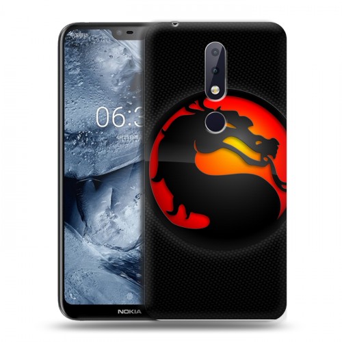 Дизайнерский пластиковый чехол для Nokia 6.1 Plus Mortal Combat