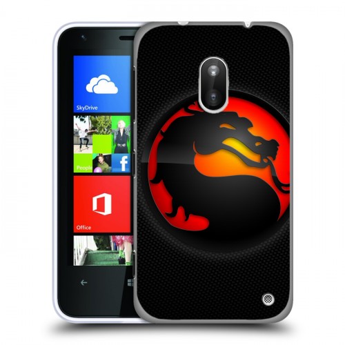 Дизайнерский пластиковый чехол для Nokia Lumia 620 Mortal Combat