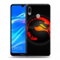 Дизайнерский пластиковый чехол для Huawei Y6 (2019) Mortal Combat