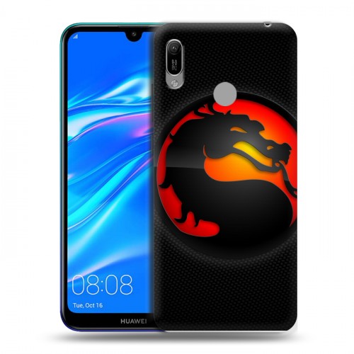 Дизайнерский пластиковый чехол для Huawei Y6 (2019) Mortal Combat