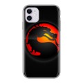 Дизайнерский силиконовый чехол для Iphone 11 Mortal Combat