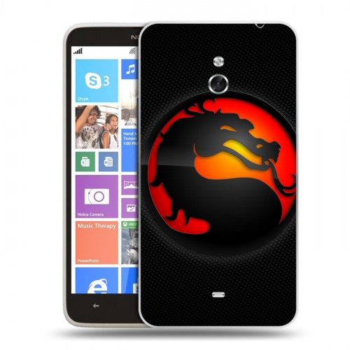 Дизайнерский пластиковый чехол для Nokia Lumia 1320 Mortal Combat