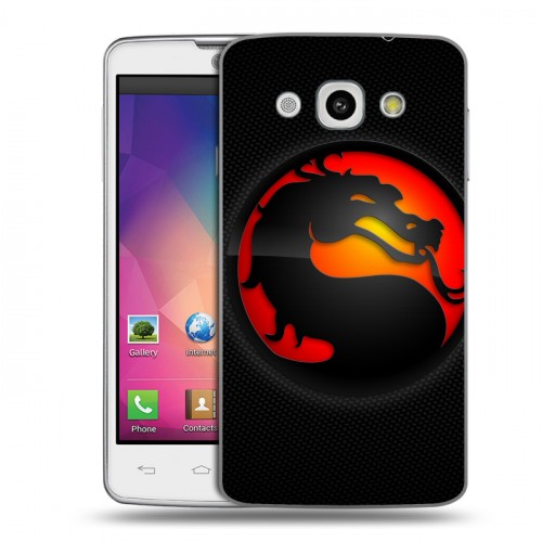 Дизайнерский пластиковый чехол для LG L60 Mortal Combat