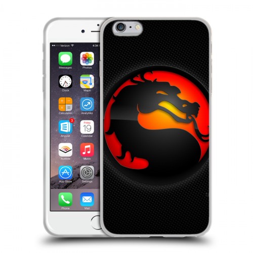 Дизайнерский силиконовый чехол для Iphone 6 Plus/6s Plus Mortal Combat