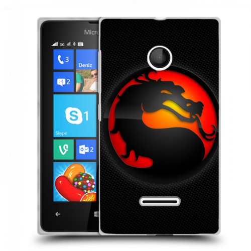 Дизайнерский пластиковый чехол для Microsoft Lumia 435 Mortal Combat