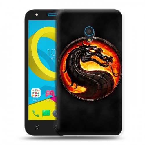 Дизайнерский пластиковый чехол для Alcatel U5 Mortal Combat