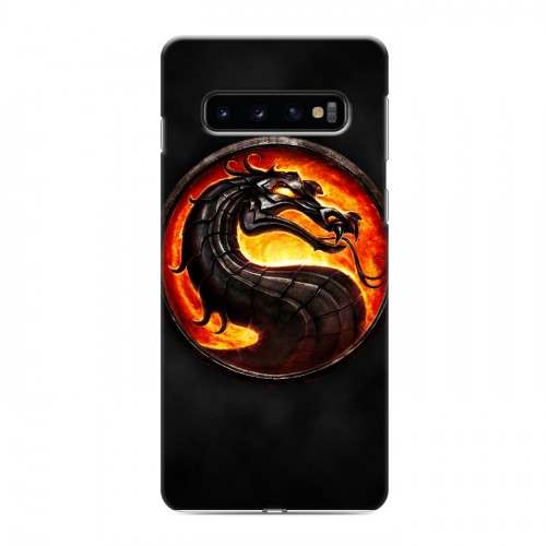 Дизайнерский силиконовый чехол для Samsung Galaxy S10 Mortal Combat