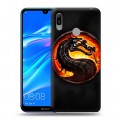 Дизайнерский пластиковый чехол для Huawei Y6 (2019) Mortal Combat