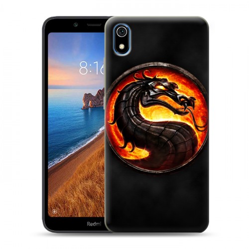 Дизайнерский силиконовый чехол для Xiaomi RedMi 7A Mortal Combat