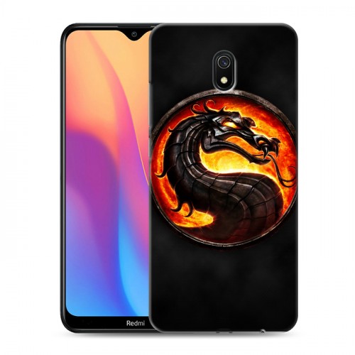 Дизайнерский силиконовый с усиленными углами чехол для Xiaomi RedMi 8A Mortal Combat