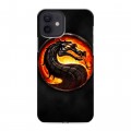 Дизайнерский силиконовый чехол для Iphone 12 Mortal Combat