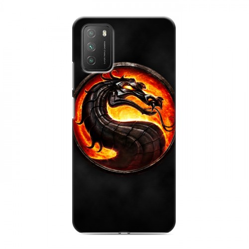 Дизайнерский пластиковый чехол для Xiaomi Poco M3 Mortal Combat