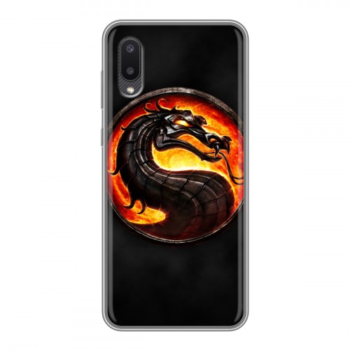 Дизайнерский пластиковый чехол для Samsung Galaxy A02 Mortal Combat