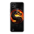 Дизайнерский силиконовый чехол для Realme C21 Mortal Combat