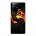 Дизайнерский силиконовый с усиленными углами чехол для Xiaomi 11T Mortal Combat