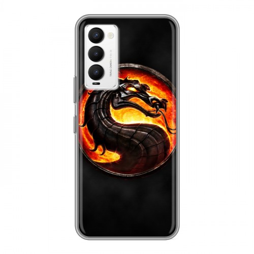 Дизайнерский силиконовый чехол для Tecno Camon 18 Mortal Combat