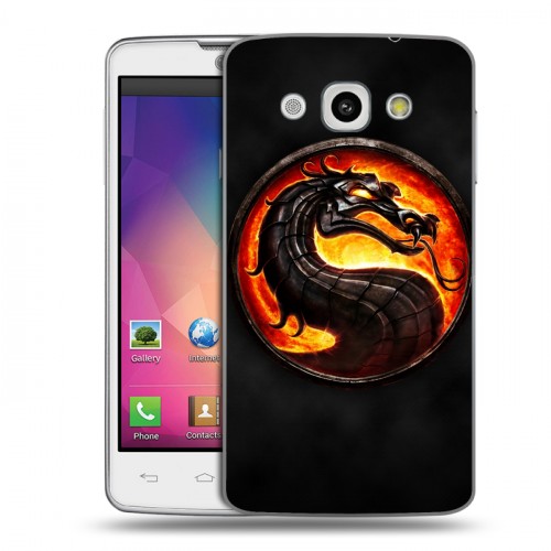 Дизайнерский пластиковый чехол для LG L60 Mortal Combat