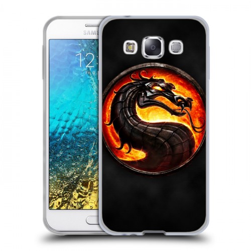 Дизайнерский пластиковый чехол для Samsung Galaxy E5 Mortal Combat