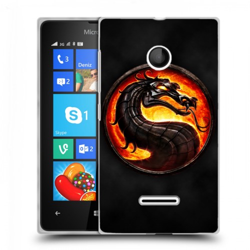 Дизайнерский пластиковый чехол для Microsoft Lumia 435 Mortal Combat