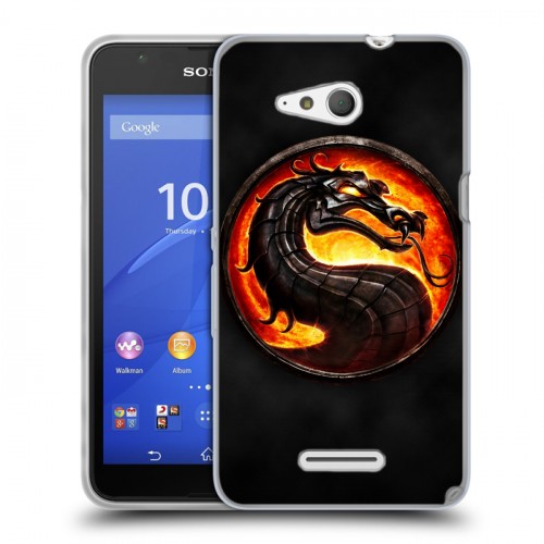 Дизайнерский пластиковый чехол для Sony Xperia E4g Mortal Combat