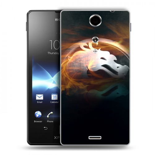 Дизайнерский пластиковый чехол для Sony Xperia TX Mortal Combat