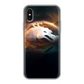 Дизайнерский силиконовый чехол для Iphone x10 Mortal Combat