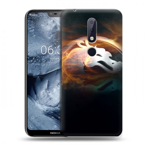 Дизайнерский пластиковый чехол для Nokia 6.1 Plus Mortal Combat