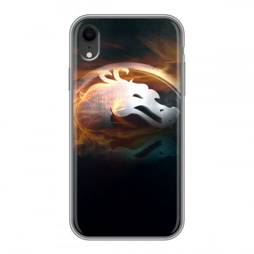 Дизайнерский силиконовый чехол для Iphone Xr Mortal Combat