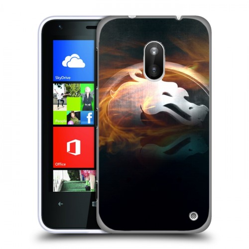 Дизайнерский пластиковый чехол для Nokia Lumia 620 Mortal Combat