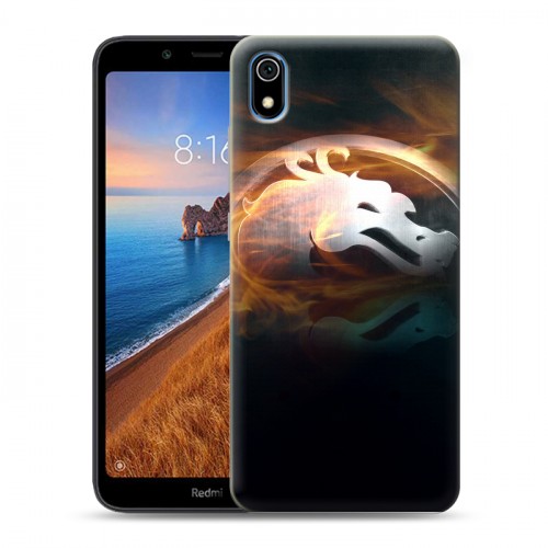 Дизайнерский силиконовый чехол для Xiaomi RedMi 7A Mortal Combat