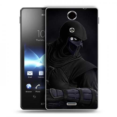 Дизайнерский пластиковый чехол для Sony Xperia TX Mortal Combat