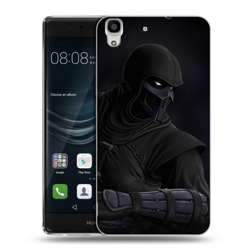 Дизайнерский пластиковый чехол для Huawei Y6II Mortal Combat