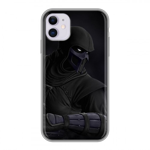 Дизайнерский силиконовый чехол для Iphone 11 Mortal Combat