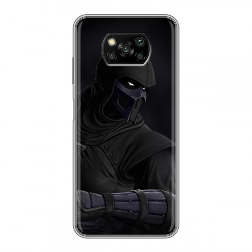 Дизайнерский силиконовый с усиленными углами чехол для Xiaomi Poco X3 Mortal Combat