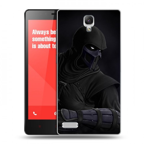 Дизайнерский силиконовый чехол для Xiaomi RedMi Note Mortal Combat