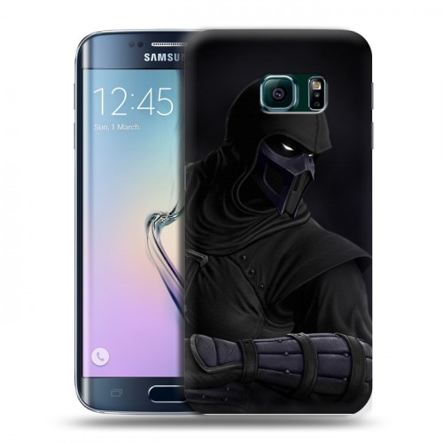 Дизайнерский пластиковый чехол для Samsung Galaxy S6 Edge Mortal Combat