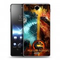 Дизайнерский пластиковый чехол для Sony Xperia TX Mortal Combat